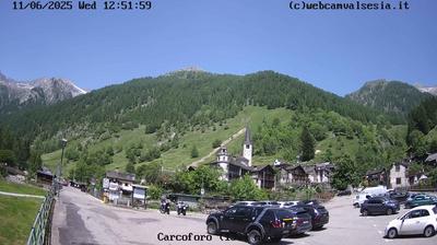 immagine della webcam nei dintorni di Alagna Valsesia: webcam Carcoforo