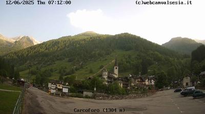 immagine della webcam nei dintorni di Capanna Margherita: webcam Carcoforo