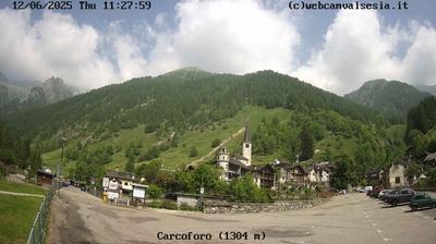 immagine della webcam nei dintorni di Fobello: webcam Carcoforo