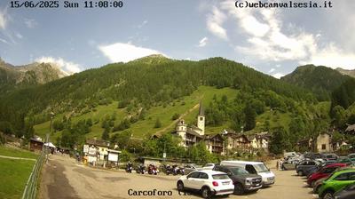 immagine della webcam nei dintorni di Capanna Margherita: webcam Carcoforo