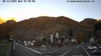 immagine della webcam nei dintorni di Capanna Margherita: webcam Carcoforo