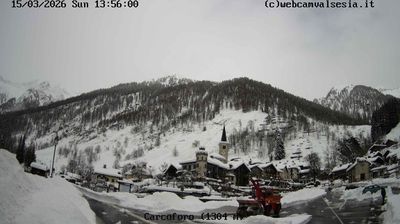 immagine della webcam nei dintorni di Macugnaga: webcam Carcoforo