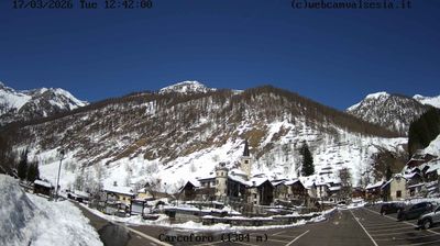 immagine della webcam nei dintorni di Bognanco fonti: webcam Carcoforo