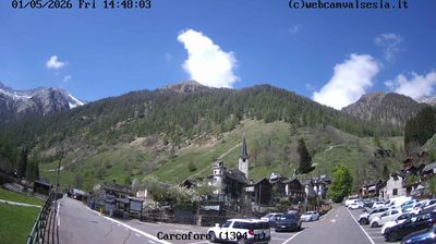immagine della webcam nei dintorni di Piode: webcam Carcoforo