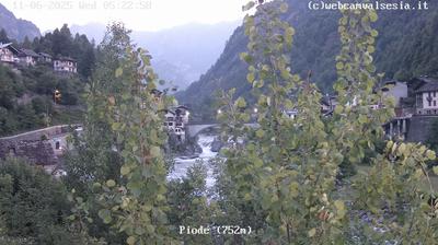 immagine della webcam nei dintorni di Fobello: webcam Piode
