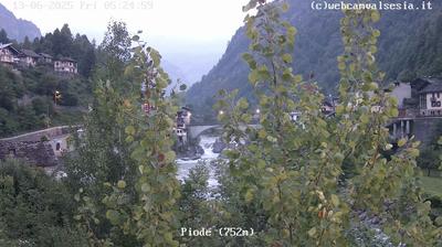 immagine della webcam nei dintorni di Fobello: webcam Piode
