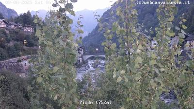immagine della webcam nei dintorni di Riva Valdobbia: webcam Piode