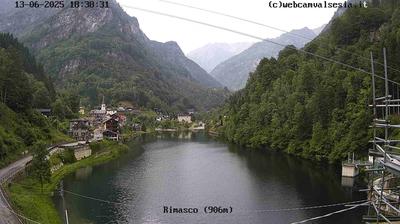 immagine della webcam nei dintorni di Alagna Valsesia: webcam Rimasco