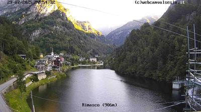 immagine della webcam nei dintorni di Scopello: webcam Rimasco