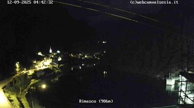 immagine della webcam nei dintorni di Punta Indren: webcam Rimasco