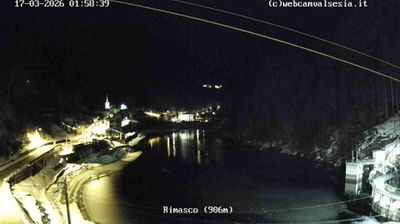 immagine della webcam nei dintorni di Campertogno: webcam Rimasco