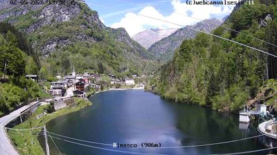 immagine della webcam nei dintorni di Varallo: webcam Rimasco