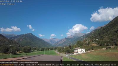 immagine della webcam nei dintorni di Cavour: webcam Villar Pellice