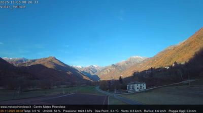 immagine della webcam nei dintorni di Frossasco: webcam Villar Pellice