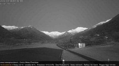 immagine della webcam nei dintorni di Pian Mune': webcam Villar Pellice