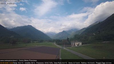 immagine della webcam nei dintorni di Montoso: webcam Villar Pellice