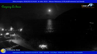 immagine della webcam nei dintorni di Monterosso al Mare: webcam Moneglia