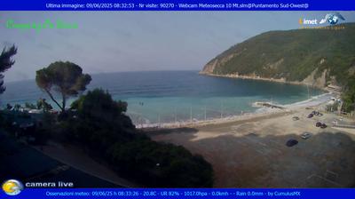 immagine della webcam nei dintorni di Sestri Levante: webcam Moneglia