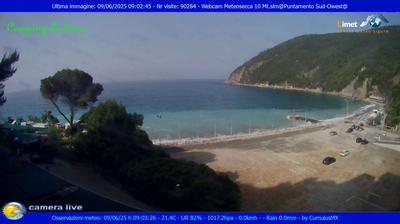 immagine della webcam nei dintorni di Carro: webcam Moneglia