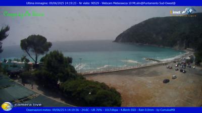 immagine della webcam nei dintorni di Portofino: webcam Moneglia