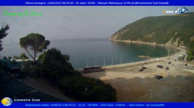immagine della webcam nei dintorni di Borgo Val di Taro: webcam Moneglia