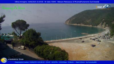 immagine della webcam nei dintorni di Zoagli: webcam Moneglia
