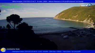 immagine della webcam nei dintorni di Bedonia: webcam Moneglia