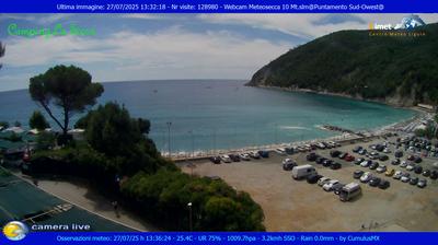 immagine della webcam nei dintorni di Chiavari: webcam Moneglia