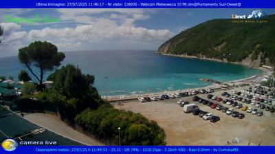 immagine della webcam nei dintorni di Portofino: webcam Moneglia
