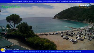 immagine della webcam nei dintorni di Sesta Godano: webcam Moneglia