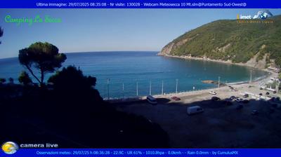 immagine della webcam nei dintorni di Vernazza: webcam Moneglia