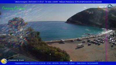 immagine della webcam nei dintorni di Borgo Val di Taro: webcam Moneglia