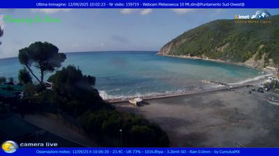 immagine della webcam nei dintorni di Carro: webcam Moneglia