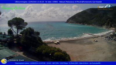 immagine della webcam nei dintorni di Sestri Levante: webcam Moneglia