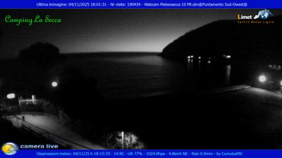 immagine della webcam nei dintorni di San Colombano Certenoli: webcam Moneglia