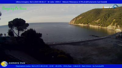 immagine della webcam nei dintorni di Bonassola: webcam Moneglia