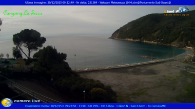 immagine della webcam nei dintorni di Zignago: webcam Moneglia