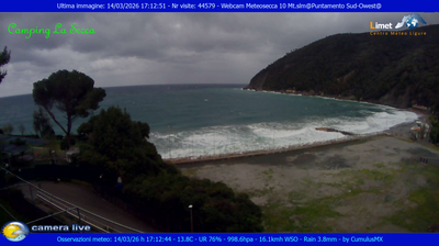 immagine della webcam nei dintorni di Portofino: webcam Moneglia