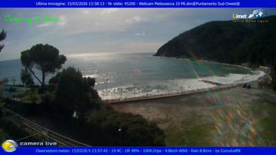 immagine della webcam nei dintorni di Borgo Val di Taro: webcam Moneglia