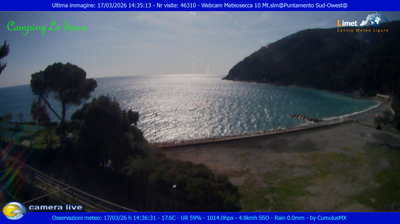 immagine della webcam nei dintorni di Levanto: webcam Moneglia