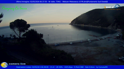 immagine della webcam nei dintorni di Zignago: webcam Moneglia