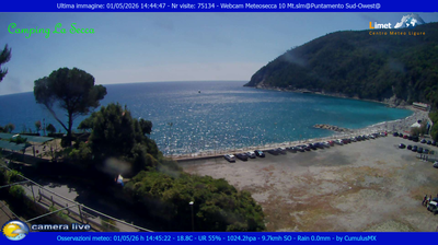 immagine della webcam nei dintorni di Chiavari: webcam Moneglia