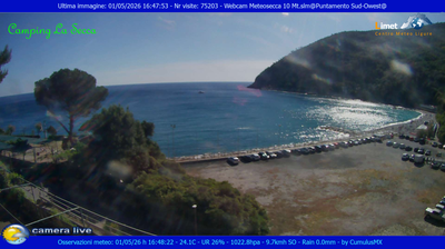 immagine della webcam nei dintorni di Bonassola: webcam Moneglia