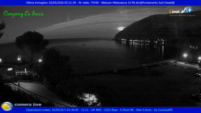 immagine della webcam nei dintorni di San Colombano Certenoli: webcam Moneglia