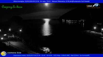 immagine della webcam nei dintorni di Varese Ligure: webcam Moneglia
