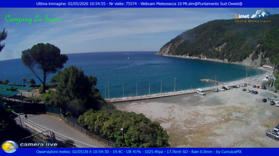 immagine della webcam nei dintorni di Carro: webcam Moneglia