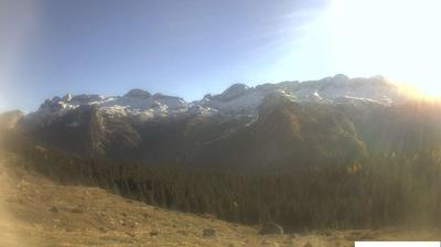 immagine della webcam nei dintorni di Monte Lussari: webcam Sella Nevea