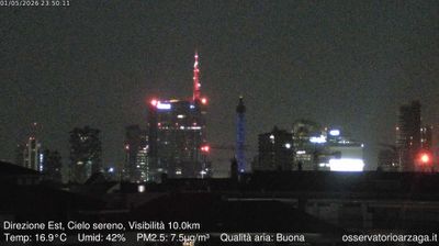immagine della webcam nei dintorni di Milano Sella Nuova: webcam Milano Grigioni