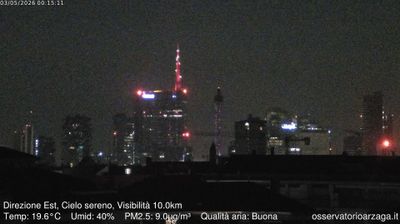 immagine della webcam nei dintorni di Sordio: webcam Milano Grigioni