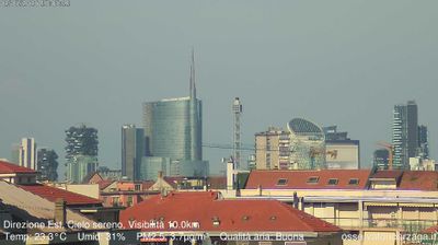 immagine della webcam nei dintorni di Milano Arzaga: webcam Milano Grigioni